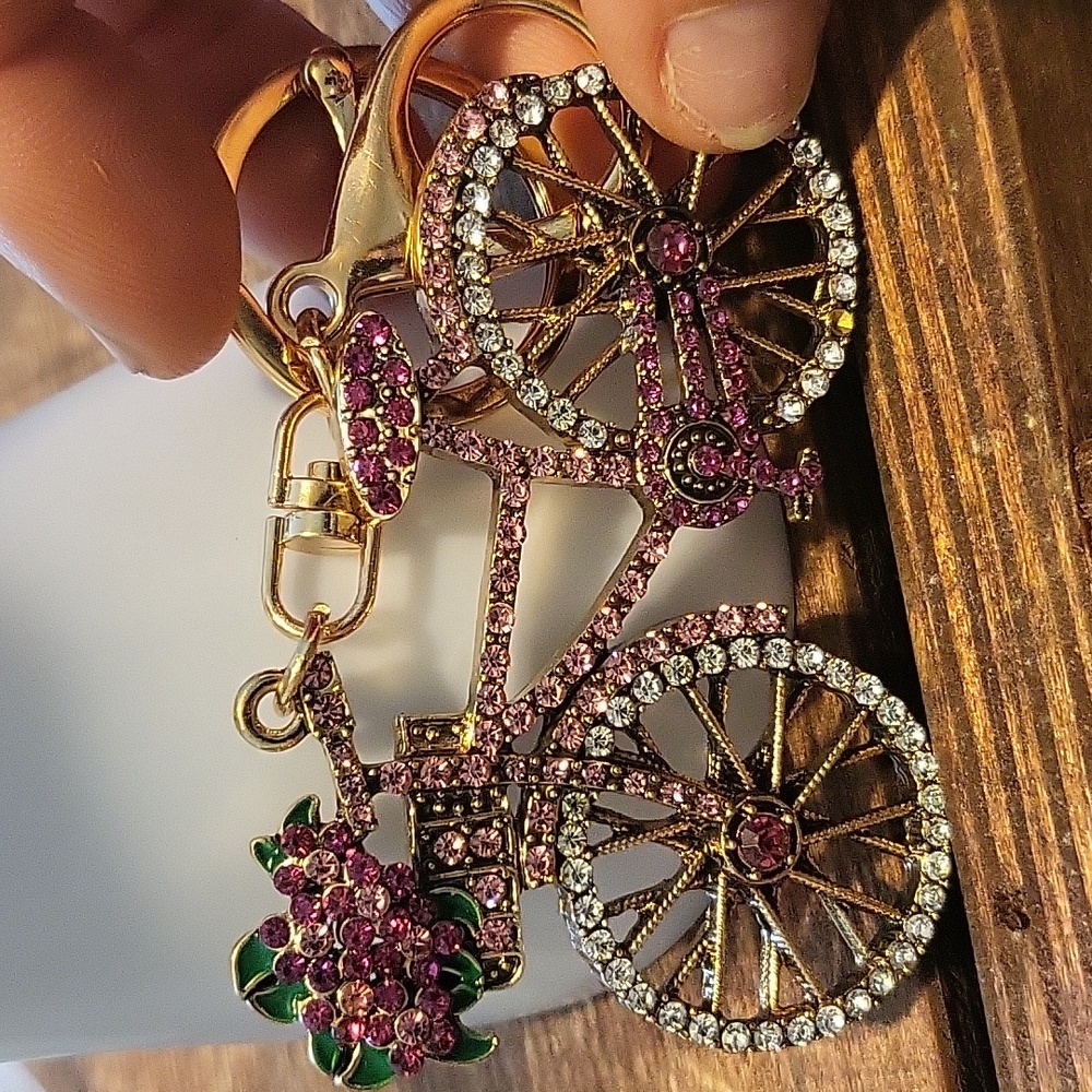 Bicycle keychain